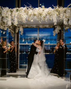 ceremony at the lighthouse
