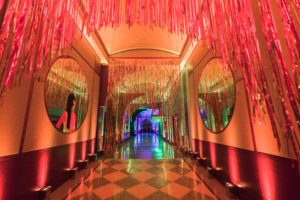 The gallery set for the opening night of Cher the musical