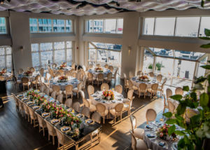 Dinner tables at Current venue