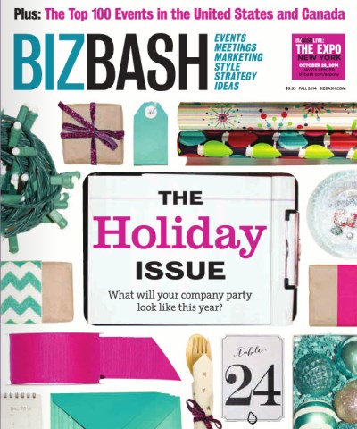 BizBash Magazine Holiday Issue Cover