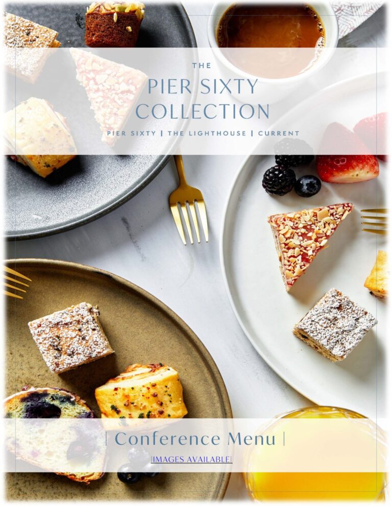 Cover Conference Menu - The Pier Sixty Collection