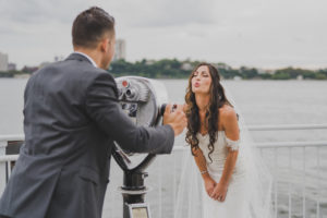 Bride and Groom in the Veranda