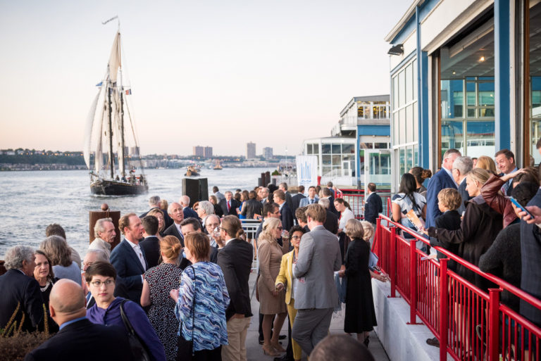 Pier Sixty Cocktail hour indoor and outdoor