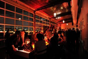 the all season terrace for cocktail hour at The Lighthouse