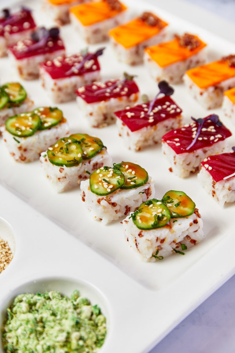 artisan vegetable & quinoa sushi - gf+v