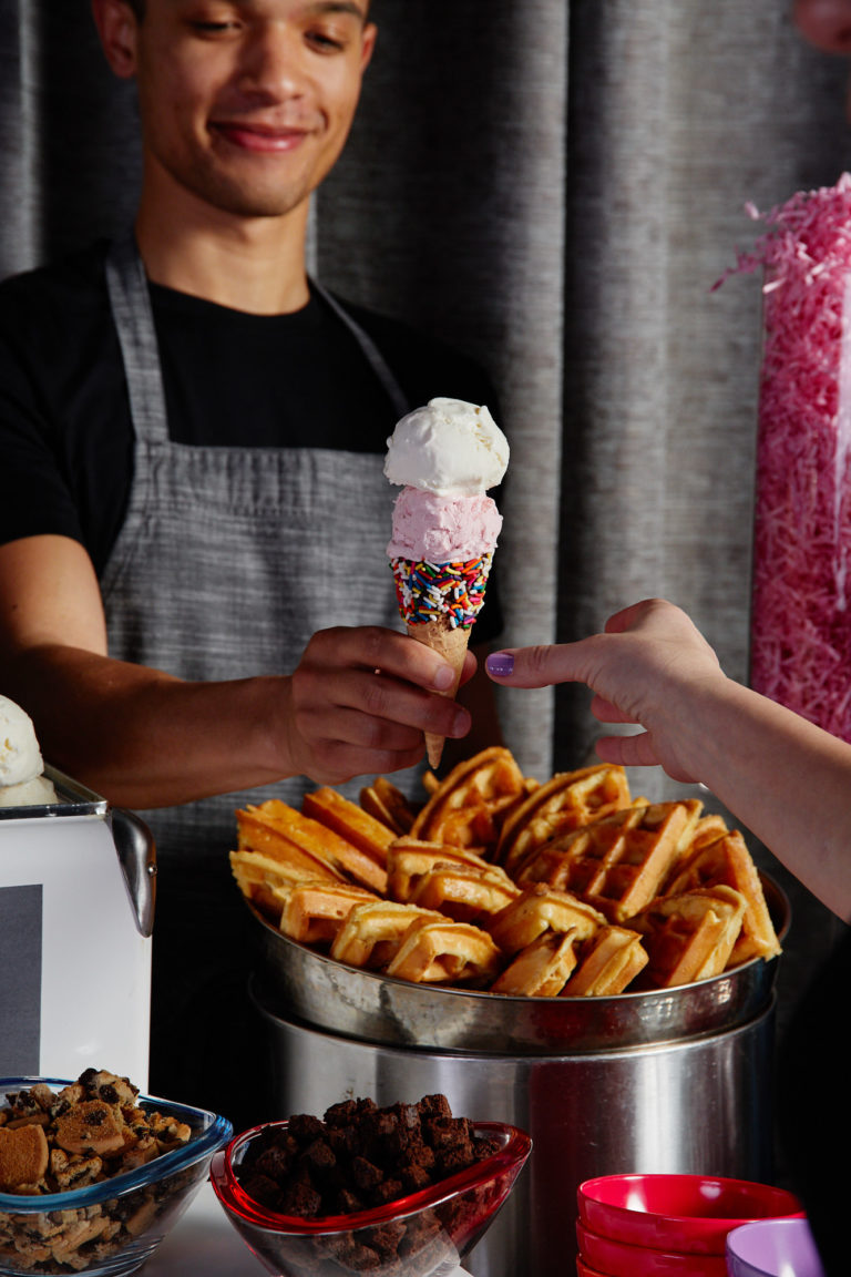 kids ice cream sundae bar