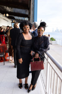 Cocktail hour indoor and outdoor taking place