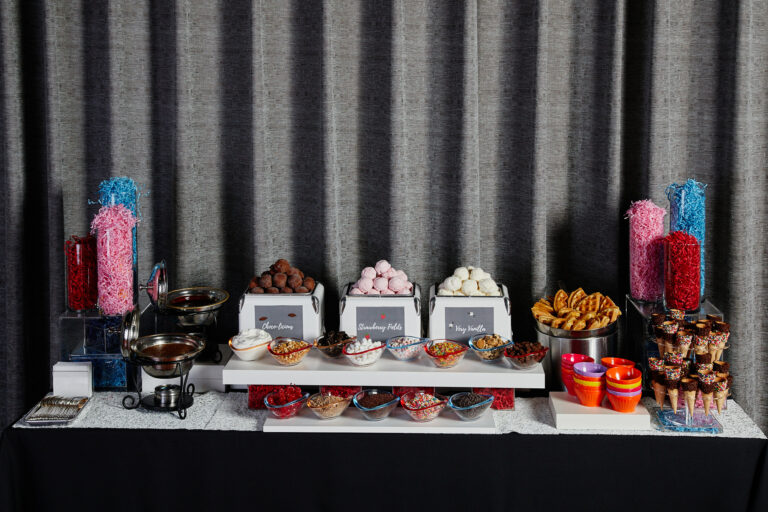 kids ice cream sundae bar