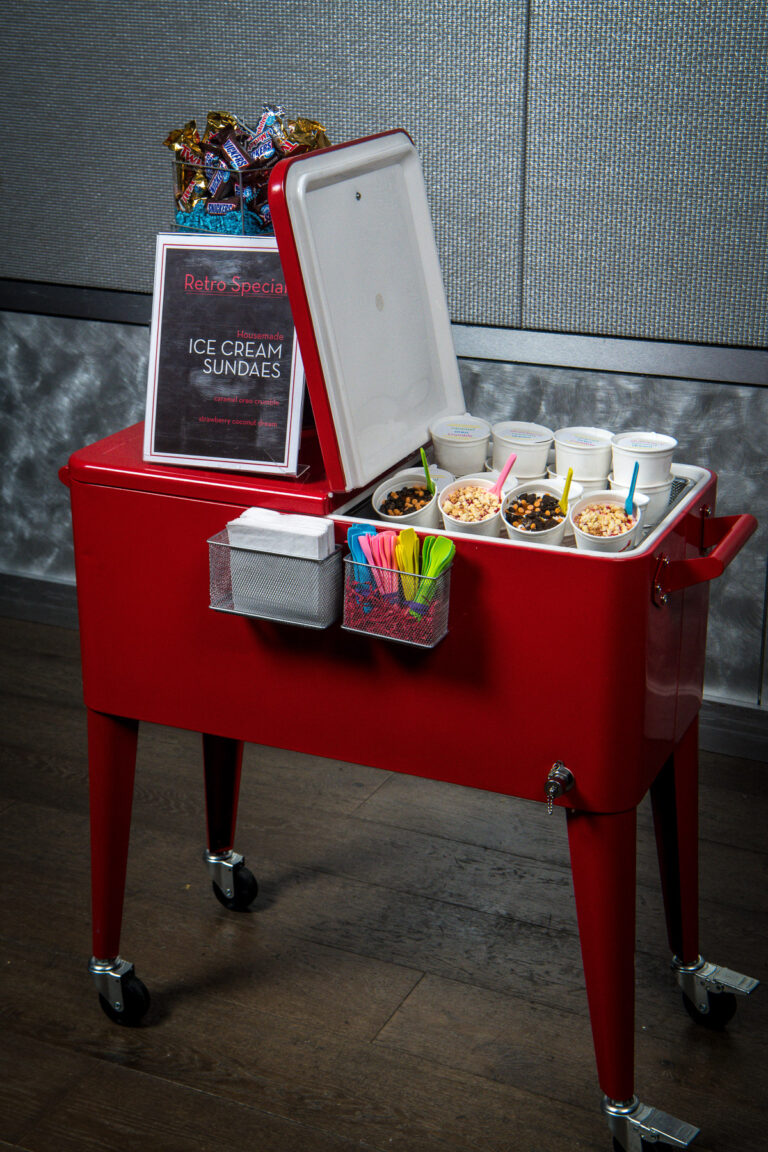 retro cooler cart