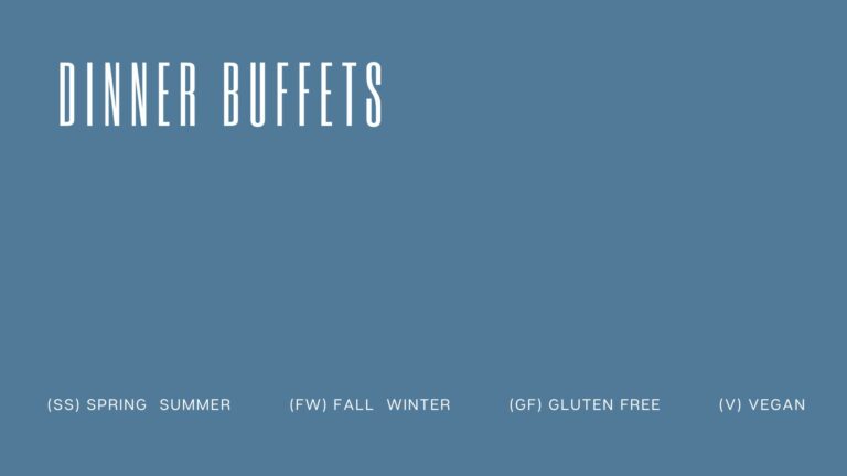 dinner buffets