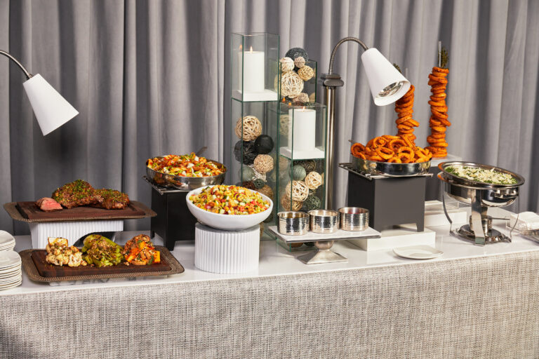 artisan carving & griddle station