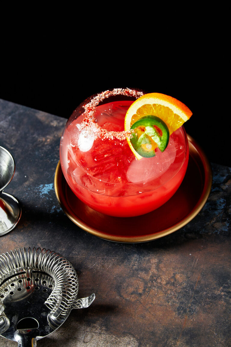 blood orange jalapeno margarita