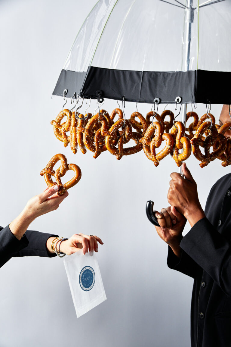 pretzel umbrellas