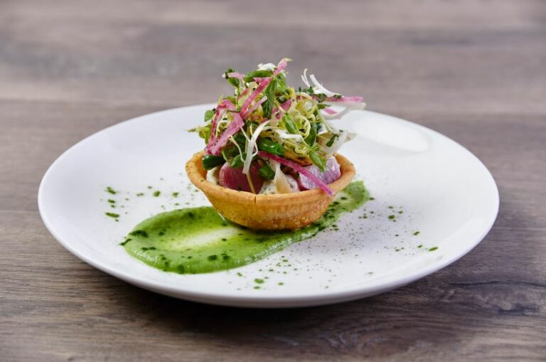 vegetable goat cheese tart s/s
