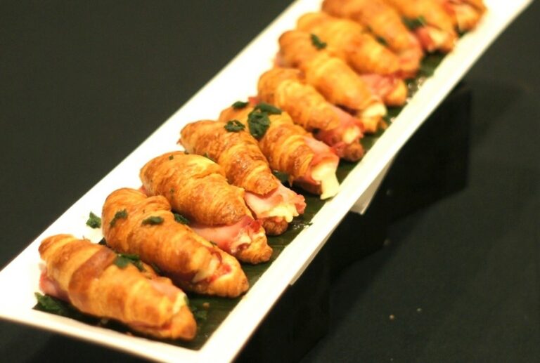 country ham croissant-wiches