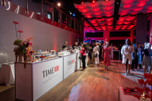 Drapes open to the meeting for Time Magazine Event at Current at The Pier Sixty Collection