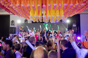 Packed Dance Floor at the Mark Hotel theme Mitzvah at Pier Sixty