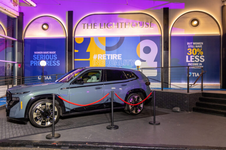 The Players Ball Entrace branding and car for their event at The Lighthouse