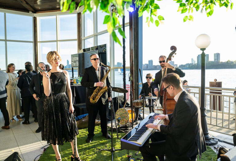 Performers at the cocktail hour for Big Brothers Big Sisters Gala at The Ligthouse