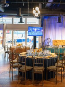 Dinner Tables set for Hope for New York Gala at The Lighthouse