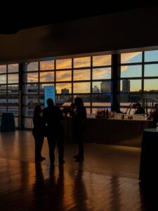 Sunset over the Hudson River for the Hope for New York Gala at The Lighthouse