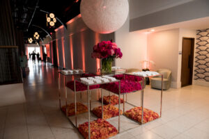 Arrival, Escord Card Table for olivia's bat mitzvah party at The Lighthouse, Pier 61