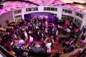 Picture from above of the dancefloor for a Mitzvah at Current