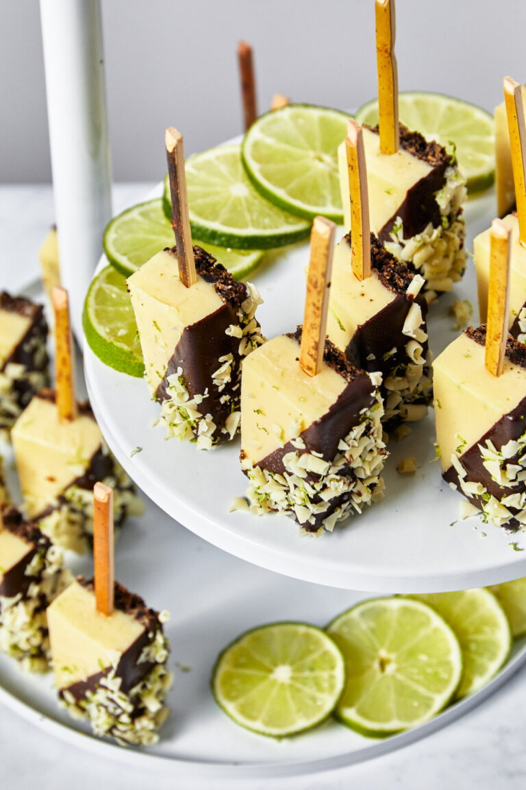 frozen key lime pie pops