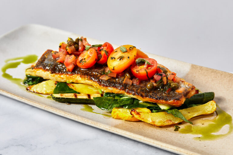 lemon seared branzino - gf