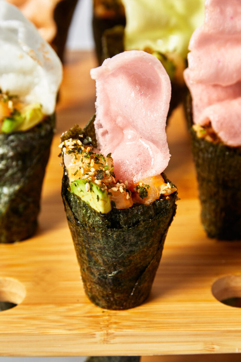 sushi hand roll two ways - gf