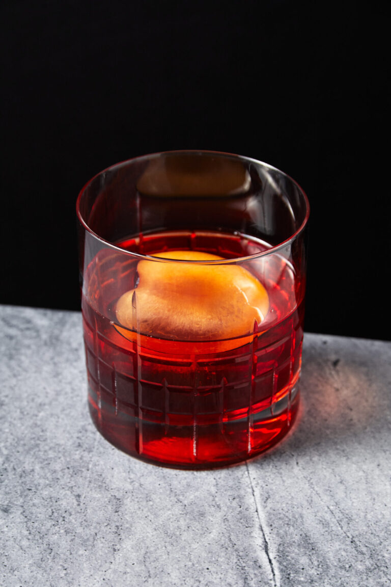 black cherry plum negroni
