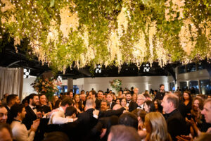 The Lighthouse, Pier 61 Wedding Reception floral install