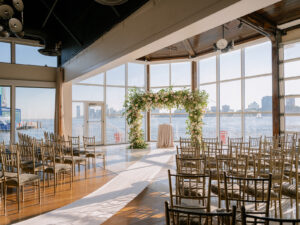 The Lighthouse Wedding Ceremony Setup