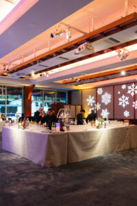 Pier Sixty Holiday Party Bar Setup