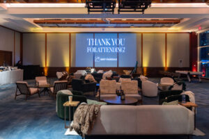 Pier Sixty Holiday Party Lounge Area