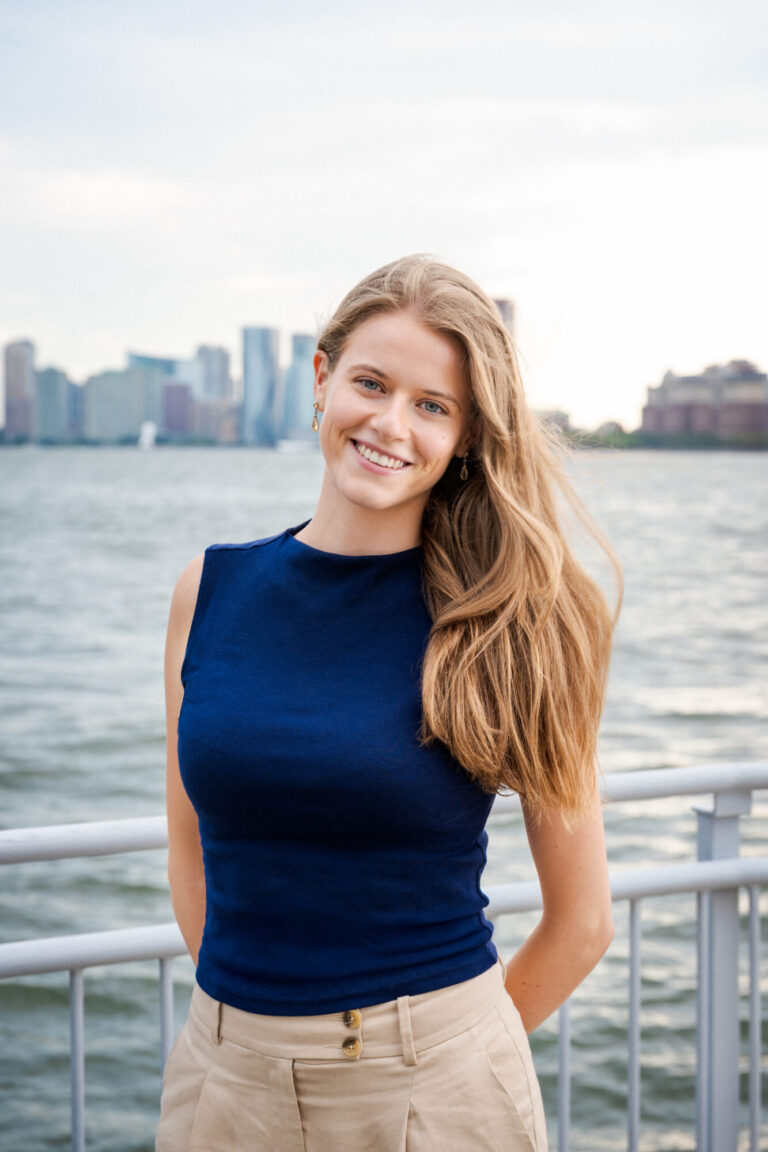 Julianna Pataki, Event Sales Coordinator at The Pier Sixty Collection, on the Hudson River waterfront at Chelsea Piers