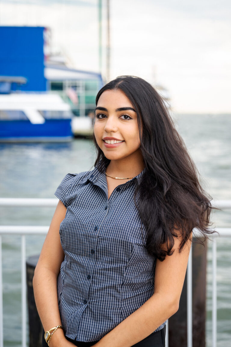 Samantha Quinones at The Pier Sixty Collection, on the Hudson River waterfront at Chelsea Piers